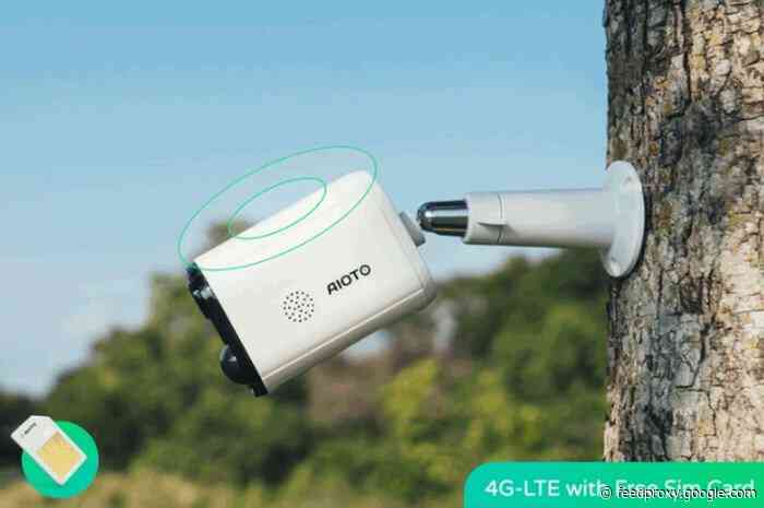 4G wireless outdoor security camera streams 1080p HD video