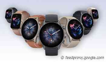 Amazfit GTR 3 Pro, GTR 3 and GTS 3 smart watches unveiled