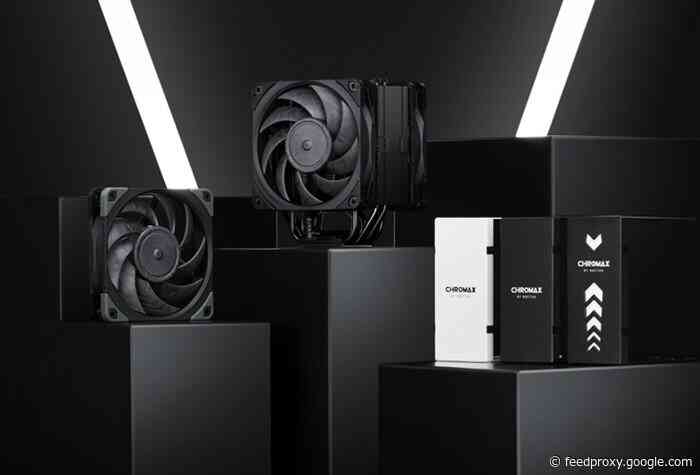 Noctua Chromax Line black CPU cooler, fans and heatsinks