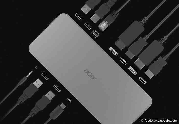 Acer D501 Chromebook USB-C dock adds 3 monitors and more