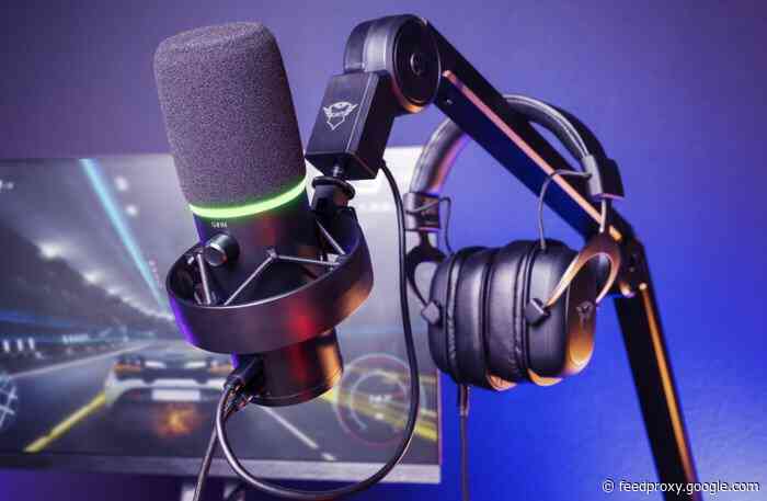 Trust GXT 255+ ONYX professional USB microphone for computer gaming and more
