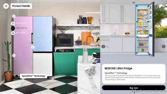Samsung Bespoke Studio is a virtual showroom for home products