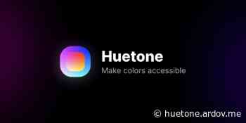 Huetone: Make colors accessible