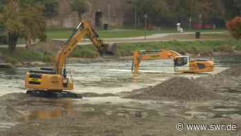 Ulm, Neu-Ulm: 45.000 Tonnen Kies werden aus der Donau gebaggert - SWR