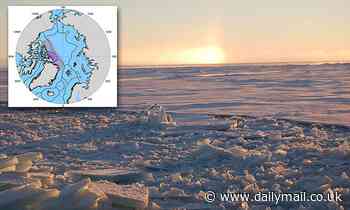Arctic summer-sea ice covers less than half the area it did in early 1980s and may not last to 2100