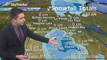 First snow of the season: Oct. 13 Saskatchewan weather outlook