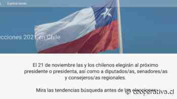 Google creó un especial de las elecciones presidenciales en Chile