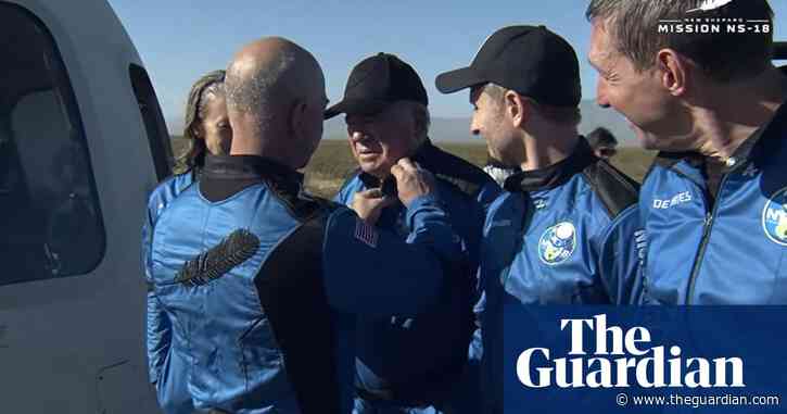 William Shatner in tears after historic space flight: ‘I’m so filled with emotion’