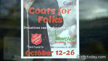 Salvation Army encouraging Kamloops residents to donate winter coats - CFJC Today Kamloops