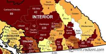 Kamloops local health area reports more COVID-19 cases than Kelowna between Sept. 26 and Oct. 2 - radionl.com