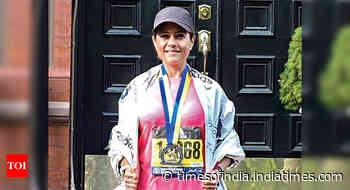 Namrata Joshipura finishes Boston Marathon six months after recovering from COVID - Times of India