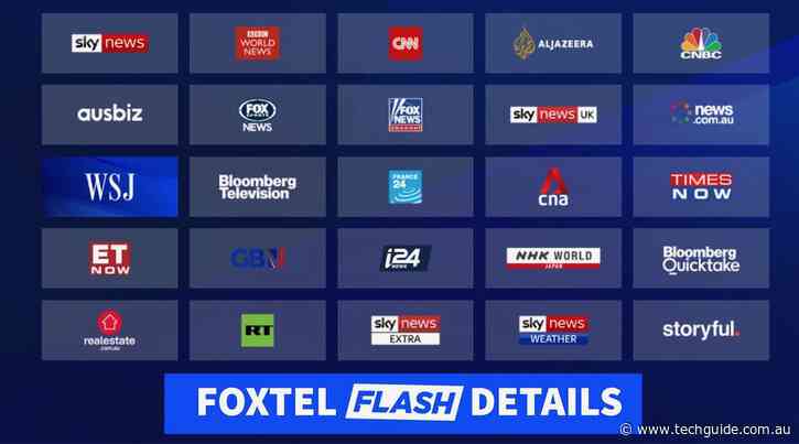 Foxtel launches Flash – a streaming service for 25 news channels