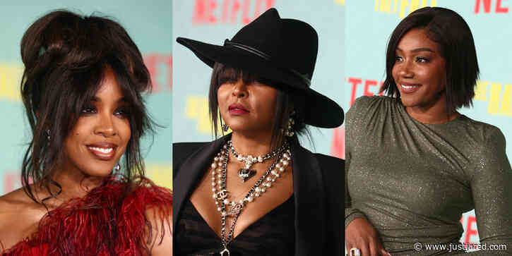 Kelly Rowland, Tiffany Haddish & Taraji P. Henson Step Out in Style For 'The Harder They Fall' Premiere in LA