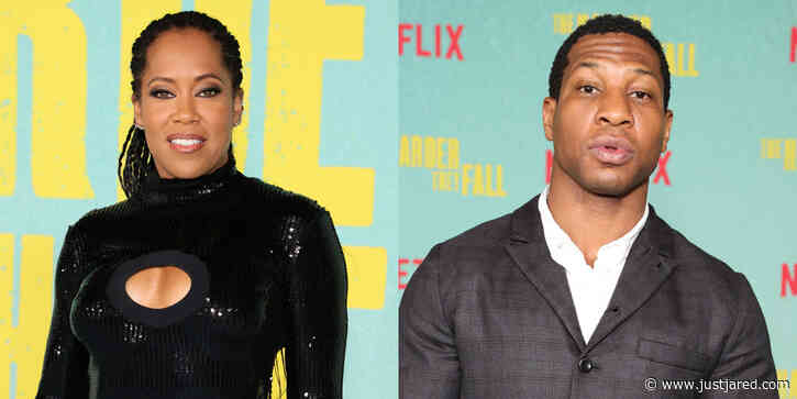 Regina King Sparkles at 'The Harder They Fall' Premiere in LA With Jonathan Majors