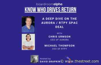 Aurora's Chris Urmson and Reinvent's Michael Thompson on why Self-Driving Technology is the Next Big Thing - TheStreet
