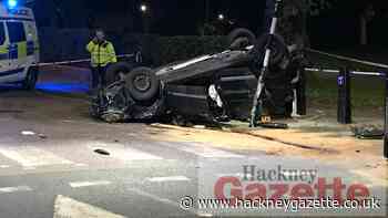 Hackney: Arrest as car flips in Downs Road, Lower Clapton - Hackney Gazette