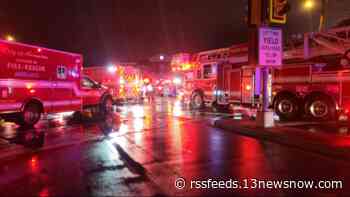 Mercury Blvd. closed following car accident involving police officer