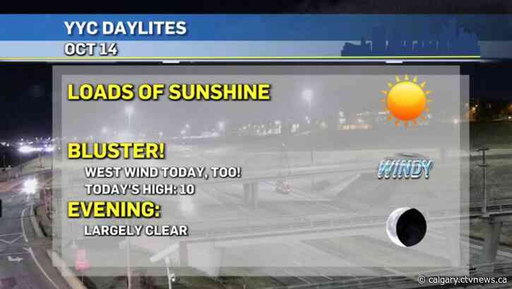 Uptrending into the high teens this weekend in Calgary