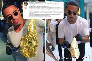 Salt Bae’s restaurant Nusr-et slated in reviews as food is ‘served COLD’ and branded ‘pub grub’... - The Sun