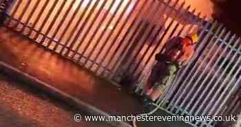 Huge fire as food hut goes up in flames with one person injured - Manchester Evening News