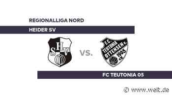 Heider SV - FC Teutonia 05: Heide startet gegen Teutonia - Regionalliga Nord - DIE WELT