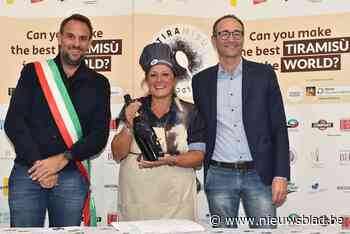 Zweminstructeur Elena (52) uit Brasschaat wint Tiramisu World Cup met originele tiramisu met ham en meloen