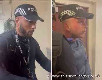 Police seek two men filmed impersonating Met officers