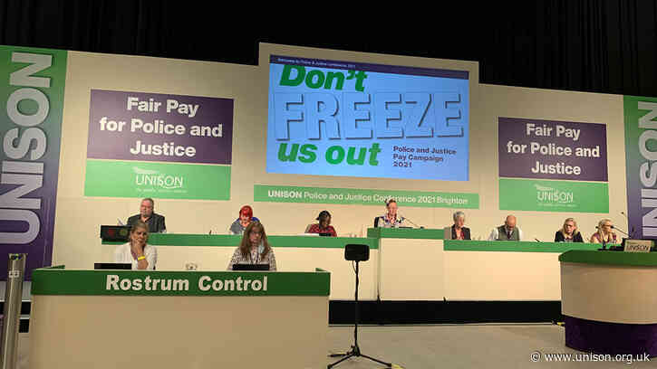 Police and justice delegates stress frontline pandemic role