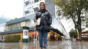 Welttag des Sehens: Mit der sehbehinderten Anja Braun-Pfeiffer in Siegen unterwegs - Siegen - Siegener Zeitung