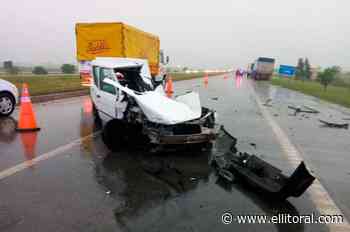Trágico choque en la autopista Rosario - Buenos Aires - El Litoral