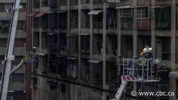 At least 46 dead after massive fire tears through building in Taiwan