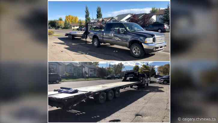 $100K worth of stolen tools, truck and trailers recovered by Innisfail RCMP