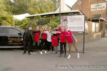 Team raises a glass to new pub partnership - Farnham Herald