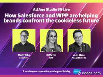 Watch live on Oct. 19 at 12:30 p.m. ET: How Salesforce and WPP are helping brands confront the cookieless future