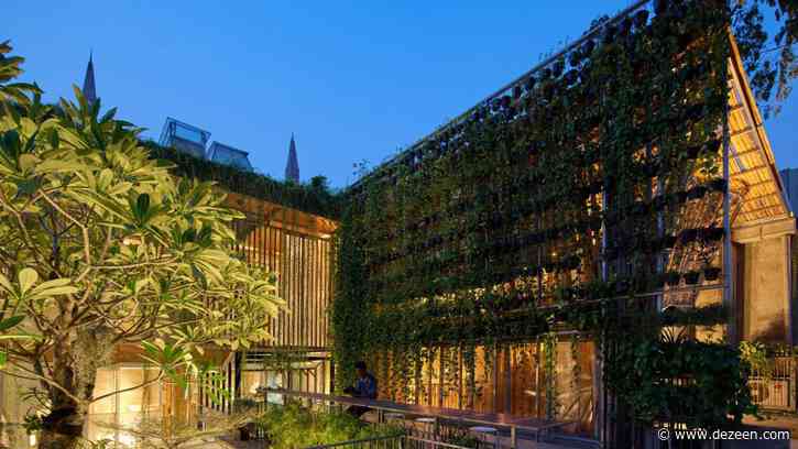 RAW Architecture uses bamboo to build Guha studio extension in Jakarta