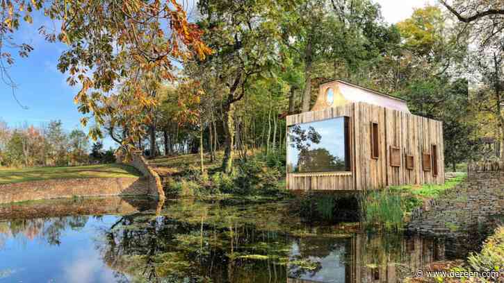Invisible Studio installs waterside bee house at Somerset hotel