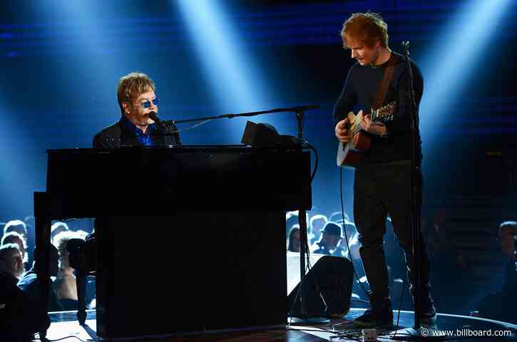 Even Ed Sheeran Wants Elton John to Score the U.K. No. 1 Song Over Him