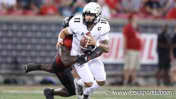 UCF QB Dillon Gabriel out indefinitely with broken clavicle suffered on last play of loss to Louisville - CBS Sports