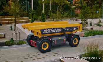 Volvo unveils world's first load carrier made of fossil fuel-free steel