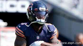 Bears RB Williams on COVID list; status in doubt