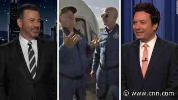 Late-night cracks up over Shatner's post-space talk with Bezos