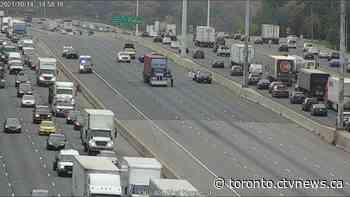 Hwy. 401 eastbound express lanes reopen after female pedestrian struck and critically injured