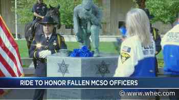 Local bicycle group rides from Rochester to DC in honor of fallen Monroe County deputies