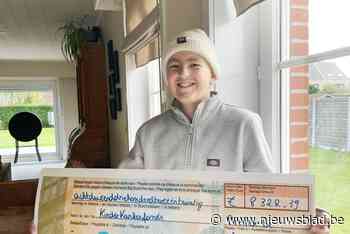 Dree’ken (12) zamelt met eigen webshop mooi bedrag in voor Kinderkankerfonds