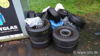 Im Großen Moorweg: Altreifen und Bauschutt: Unbekannte entsorgen illegal Müll in Tornesch | shz.de - shz.de