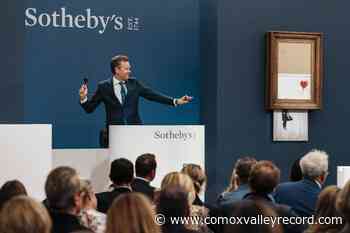 Shredded Banksy artwork sells for $25.4 million at auction - Comox Valley Record