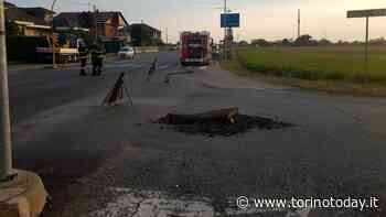 Fuga di gas blocca la viabilità a Gerbole di Volvera: automobilisti costretti a lunghi giri - TorinoToday