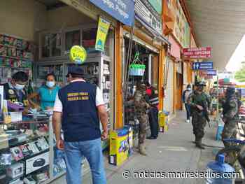 Autoridades incautan celulares en mercados de Puerto Maldonado - Radio Madre de Dios