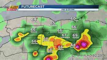 Yellow Alert for potential strong to severe storms late Friday afternoon into the evening
