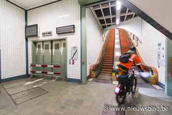 N-VA en Groen zijn defecte liften Voetgangerstunnel beu